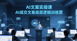 AI文案实操课，AI成交文案底层逻辑训练营-离锋创库