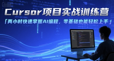 Cursor项目实战训练营，两小时快速掌握AI编程，零基础也能轻松上手-离锋创库