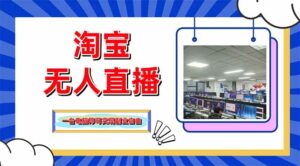 淘宝无人直播带货，单品打爆+搜索流打法，24小时必出单-离锋创库