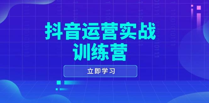 抖音运营实战训练营,0-1打造短视频爆款,涵盖拍摄剪辑、运营推广等全过程-离锋创库