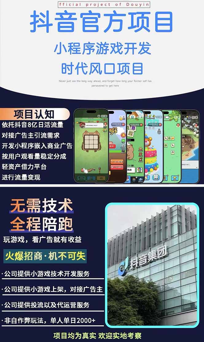 图片[1]-2025最热抖音官方项目 Ai时代风口项目小程序游戏开发 实测单个游戏日收…-离锋创库