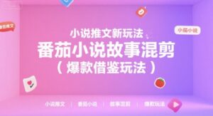 小说推文新玩法，番茄小说故事混剪(爆款借鉴玩法)-离锋创库