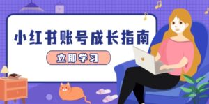 小红书账号成长指南,爆款选题+精准定位+数据分析,系统提升账号变现能力-离锋创库