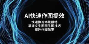 AI快速作图提效，快速换百场景模特，掌握文生图图生图技巧，提升作图效率-离锋创库
