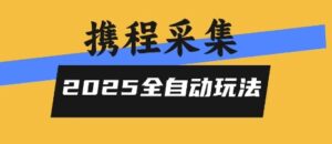 2025携程信息采集全自动玩法，高单价，零人工，全天开干【揭秘】-离锋创库