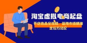 淘宝虚拟电商起盘,开店选品全流程,蓝海市场精准定位方法论-离锋创库