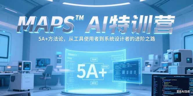 MAPSAI特训营，掌握 5A+方法论，从工具使用者到系统设计者的进阶之路-离锋创库