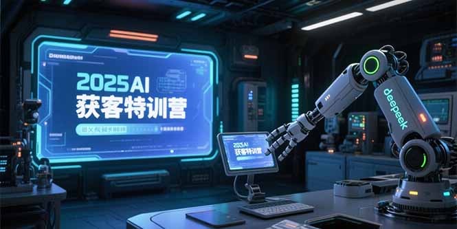 2025AI获客特训营，AI图文视频全制作，deepseek工具实操教学-离锋创库