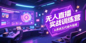 无人直播实操训练营，从设备搭建到话术，AI系统五代操作指南(7月更新-离锋创库