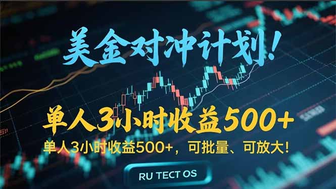 长久稳定的撸美金项目，平均3小时收入 500+，可公司实地考察实地操作！-离锋创库