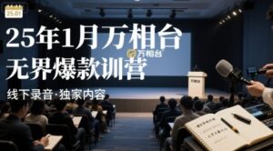 25年1月万相台无界爆款特训营线下录音-离锋创库