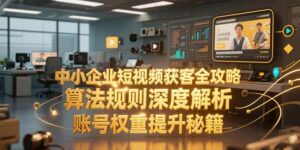 中小企业短视频获客全攻略，算法规则深度解析，账号权重提升秘籍-离锋创库