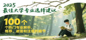 2025最佳大学专业选择建议，100个热门专业解析，推荐、避雷和注意的细节-离锋创库