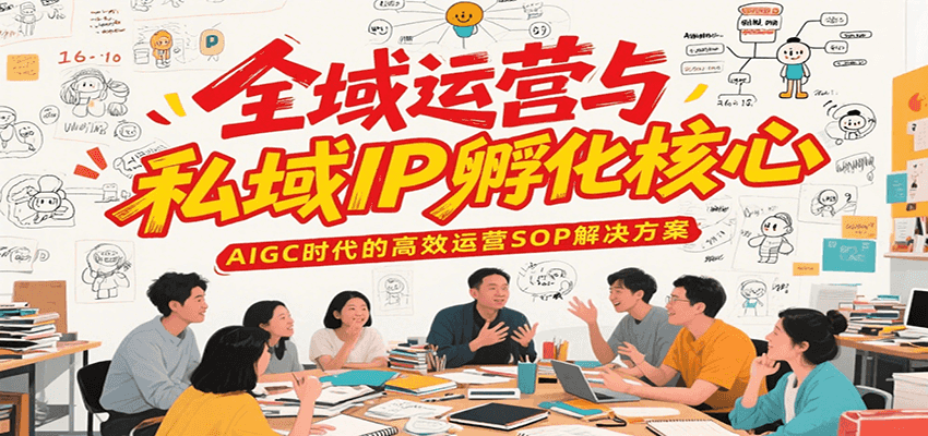 全域运营与私域IP孵化核心,AIGC时代的高效运营SOP解决方案-离锋创库