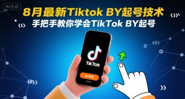 8月最新Tiktok搬运起号技术，手把手教你学会TikTok搬运起号-离锋创库