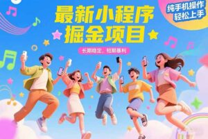 最新小程序掘金项目 长期稳定 短期暴利 纯手机操作  轻松上手！！！-离锋创库