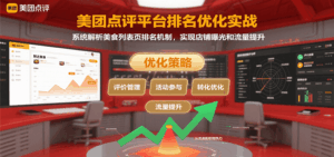 美团点评平台排名优化实战,系统解析美食列表页排名机制,实现店铺曝光和流量提升-离锋创库
