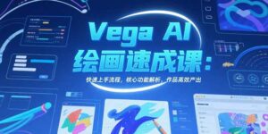 Vega AI绘画速成课:快速上手流程,核心功能解析,作品高效产出-离锋创库