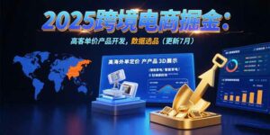 2025跨境电商掘金:蓝海市场定位,高客单价产品开发,数据选品(更新7月-离锋创库