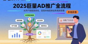 2025巨量AD推广全流程,从开户到投放优化,实现本地实体业务高效获客-离锋创库