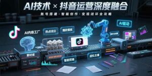 AI技术与抖音运营的深度融合应用：涵盖账号搭建、内容创作、收益变现等-离锋创库