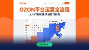 OZON平台运营全流程：快速掌握OZON从入门到精通的实战技巧-离锋创库