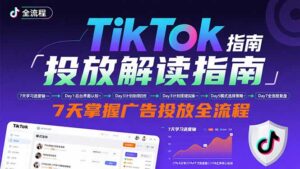 TikTok投放解读指南:后台操作/计划建立/模式选择,7天掌握广告投放全流程-离锋创库