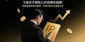文案杀手创始人IP高端实战课：突破高客单成交瓶颈，实现IP商业价值最大化-离锋创库