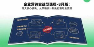 企业营销实战型课程-8月版:四大核心模块,从策略设计到执行落地全流程-离锋创库