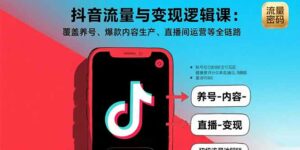 抖音流量与变现逻辑课：覆盖养号、爆款内容生产、直播间运营等全链路-离锋创库
