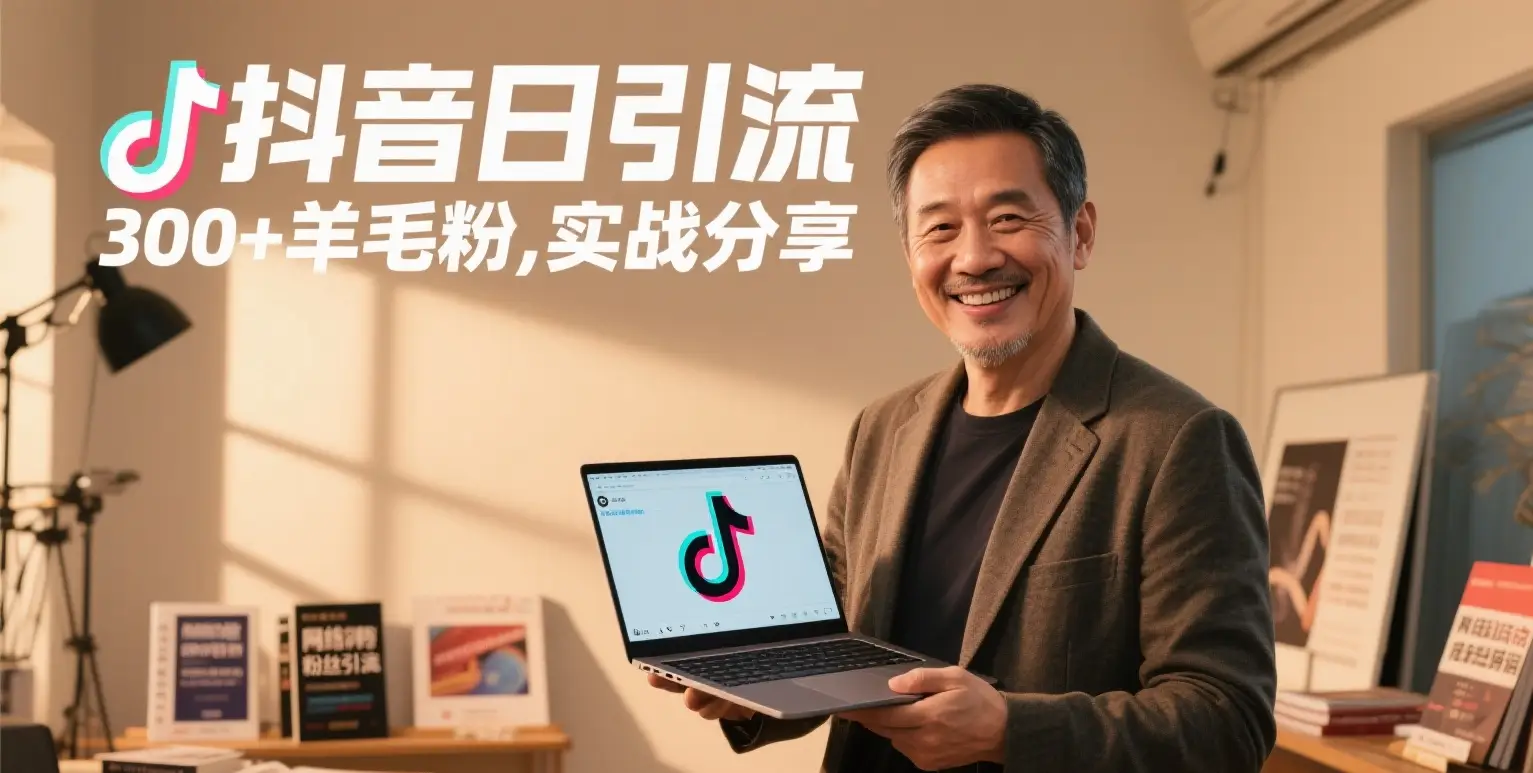 抖音日引300+羊毛粉，实战分享-离锋创库