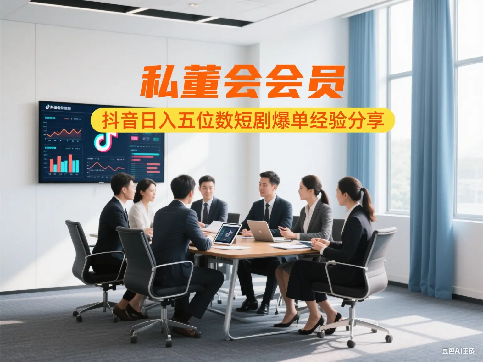 私董会会员 抖音日入五位数短剧爆单经验分享-离锋创库