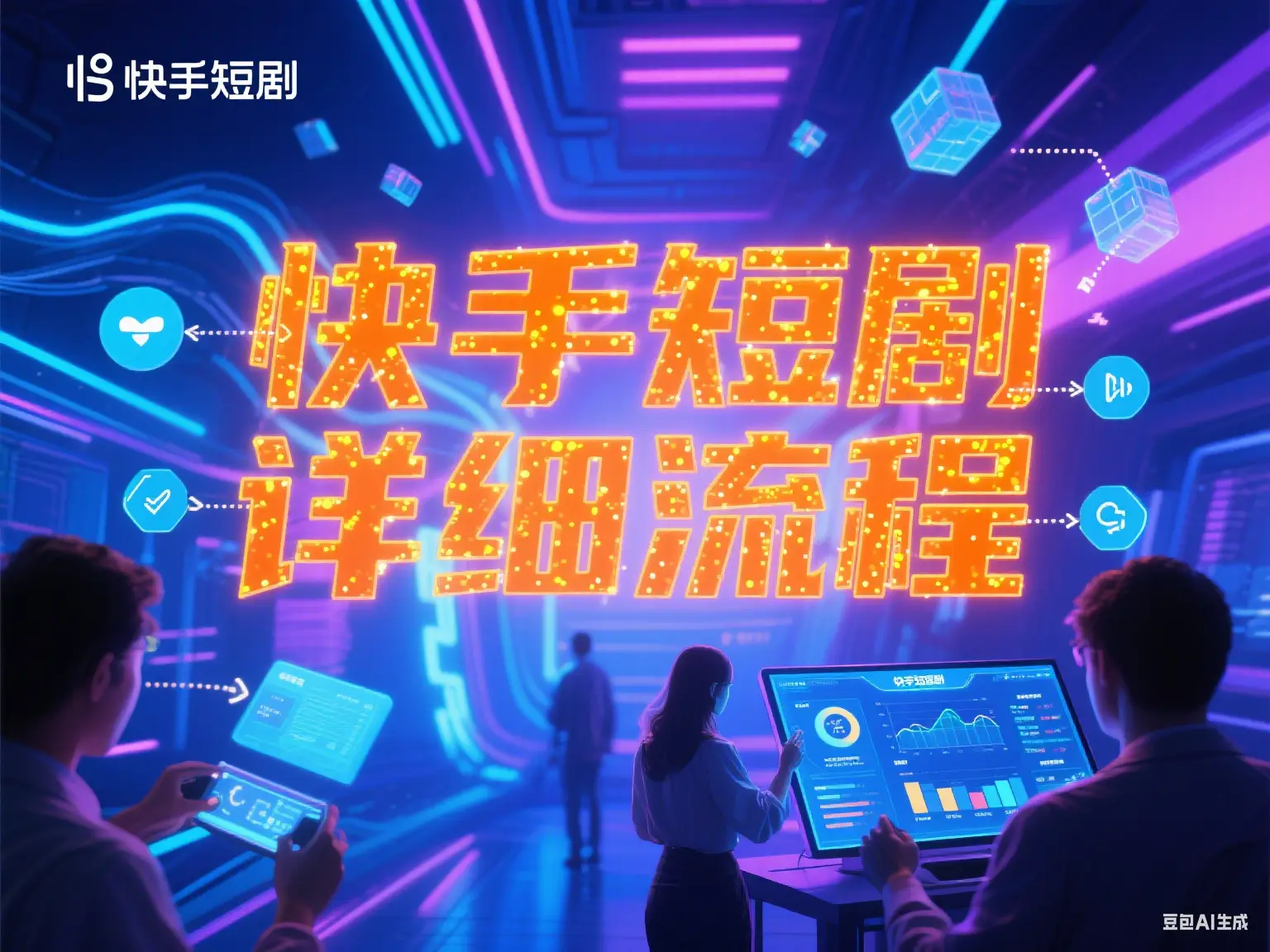 快手短剧详细流程-离锋创库