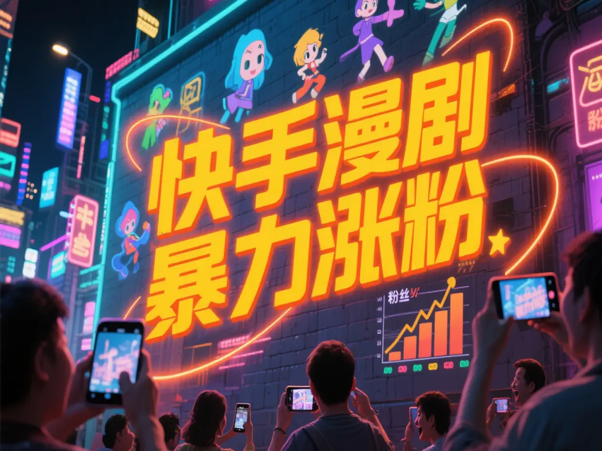 快手漫剧暴力涨粉-离锋创库
