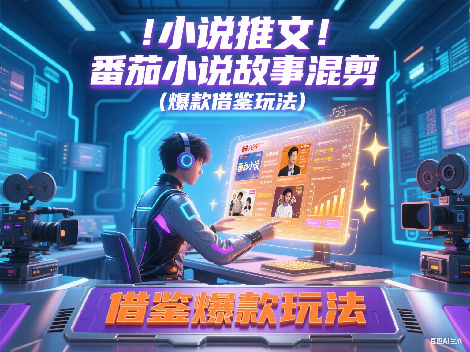 【精】小说推文 番茄小说故事混剪（爆款借鉴玩法-离锋创库