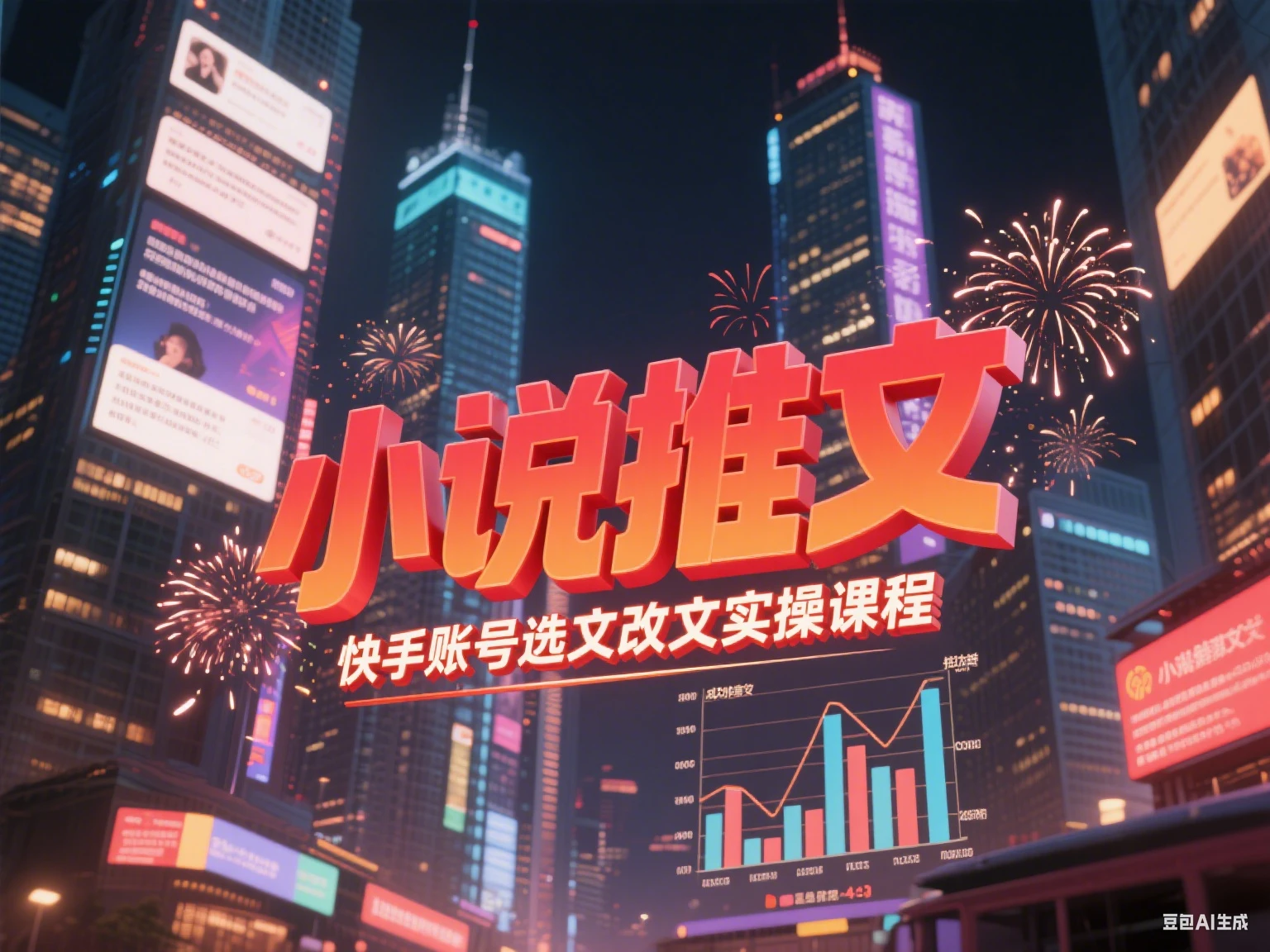 【精】小说推文 快手账号选文改文实操课程-离锋创库