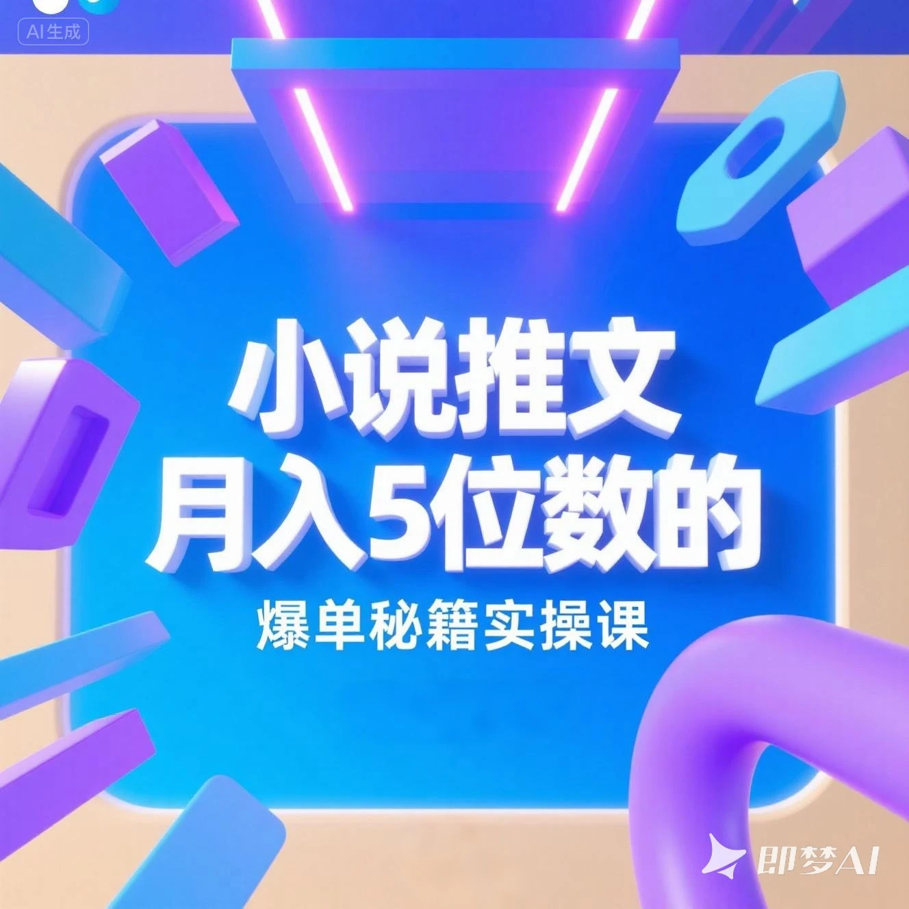 【精】小说推文 月入5尾数的爆单秘籍实操课-离锋创库