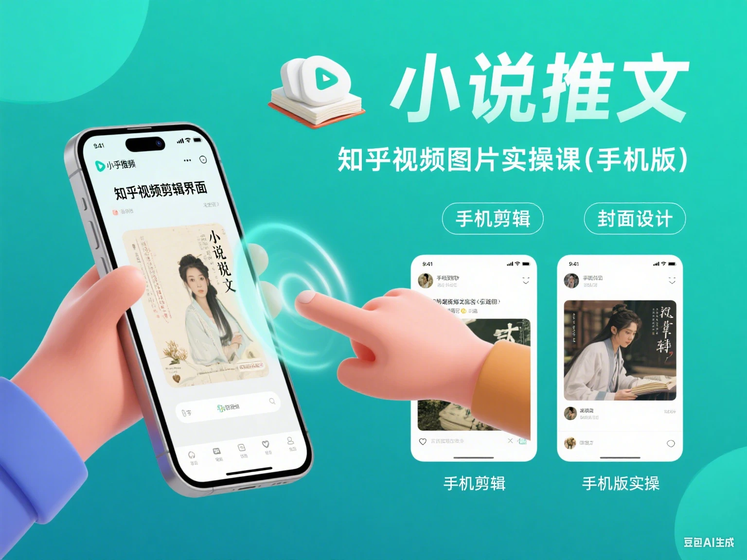 【精】小说推文 知乎视频图片实操课（手机版）-离锋创库