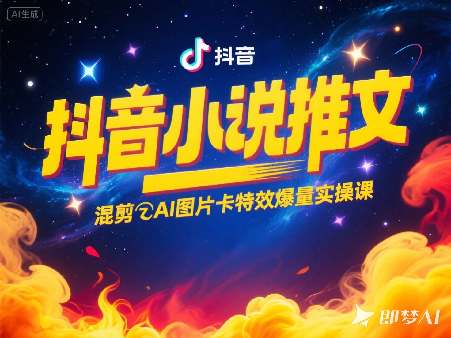 抖音小说推文 混剪➕AI图片卡特效爆量实操课-离锋创库