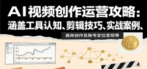 AI视频创作运营攻略:涵盖工具认知、剪辑技巧、实战案例、高效创作及账号定位变现等-离锋创库