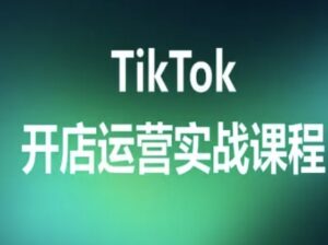 TikTok开店运营实战课程,TK跨境电商实操全流程-离锋创库