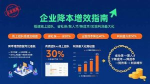 企业降本增效指南:搭建线上团队,省社保/聚人才/降成本/实现利润最大化-离锋创库