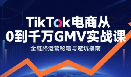 【精】三千老师·TikTok电商从0到千万GMV实战课-离锋创库