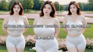 微胖女孩舞蹈AI视频制作提示词(含绘图词、视频词) 跳舞+视频教程-离锋创库