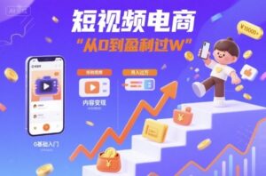 短视频电商:短视频变现从0到盈利过W-离锋创库