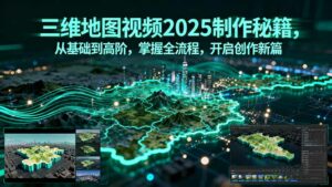 三维地图视频2025制作秘籍,从基础到高阶,掌握全流程,开启创作新篇-离锋创库