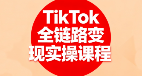 小杨老师·TikTok全链路变现实操课程-离锋创库