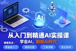 从入门到精通AI实操课,学会AI,拥抱AI时代-离锋创库