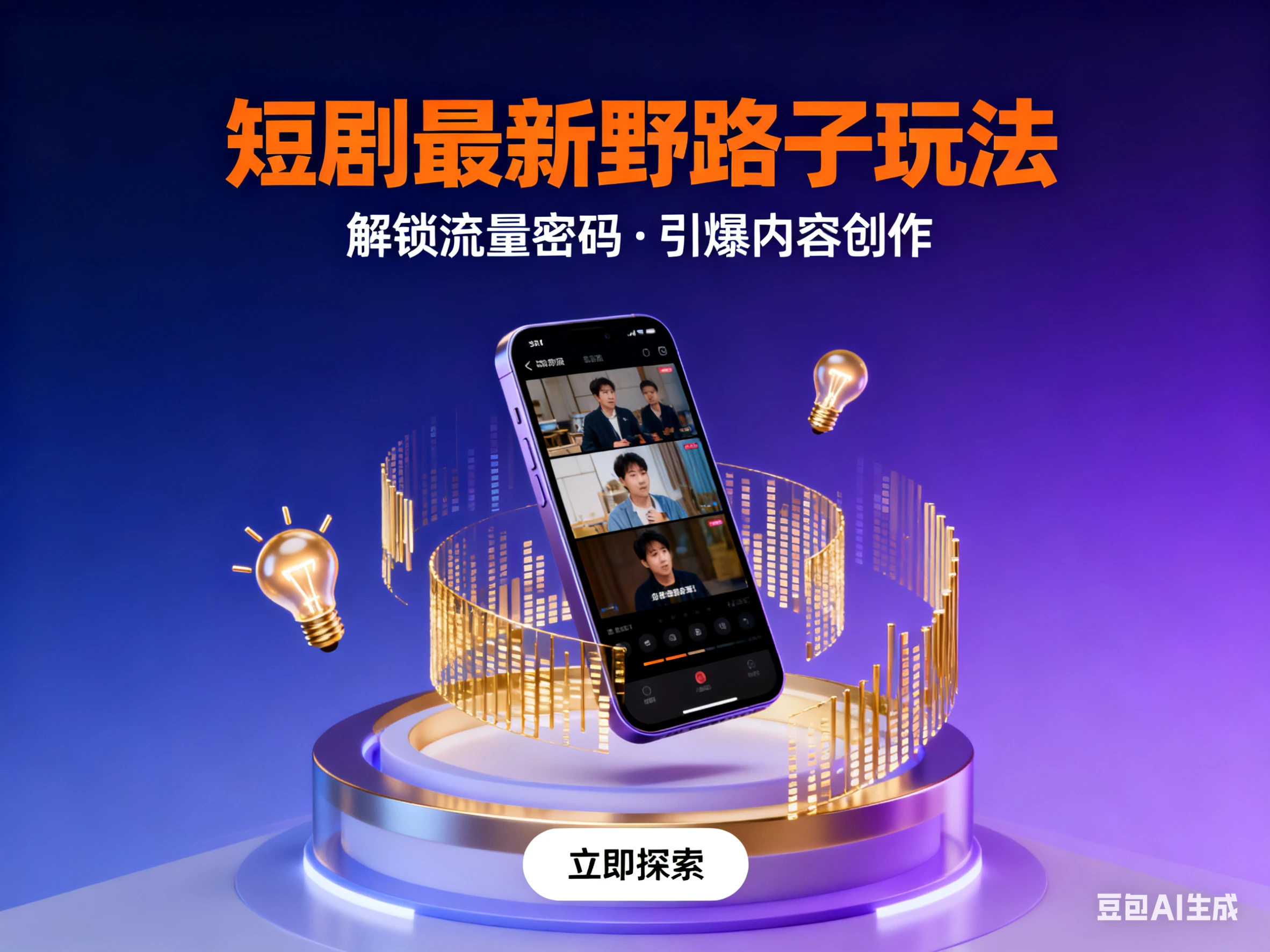 短剧 最新野路子玩法-离锋创库