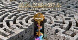 本质认知重构课7.0:通过语言哲学、信息博弈、价值交换,突破认知局限-离锋创库